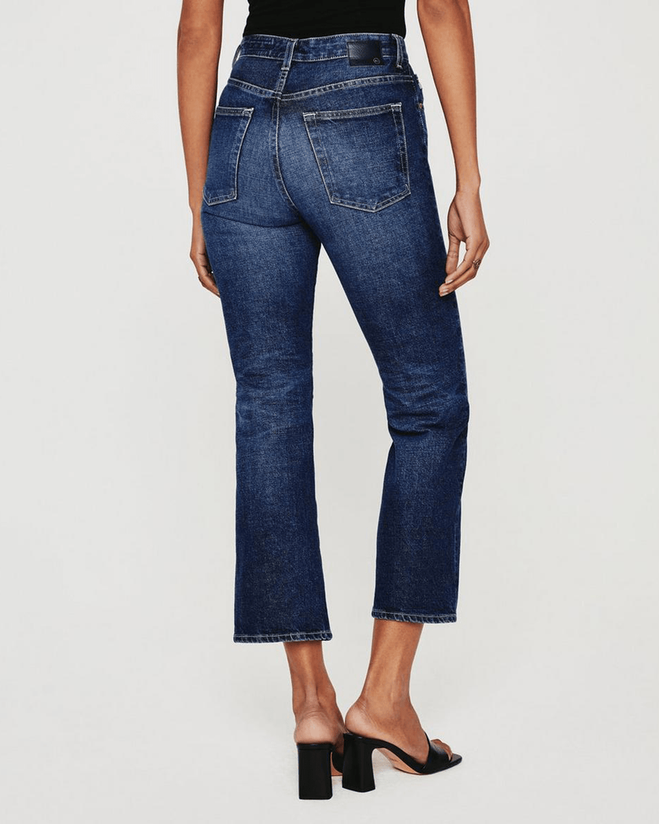 Kinsley High Rise Flared Crop in 8Ys Restoration