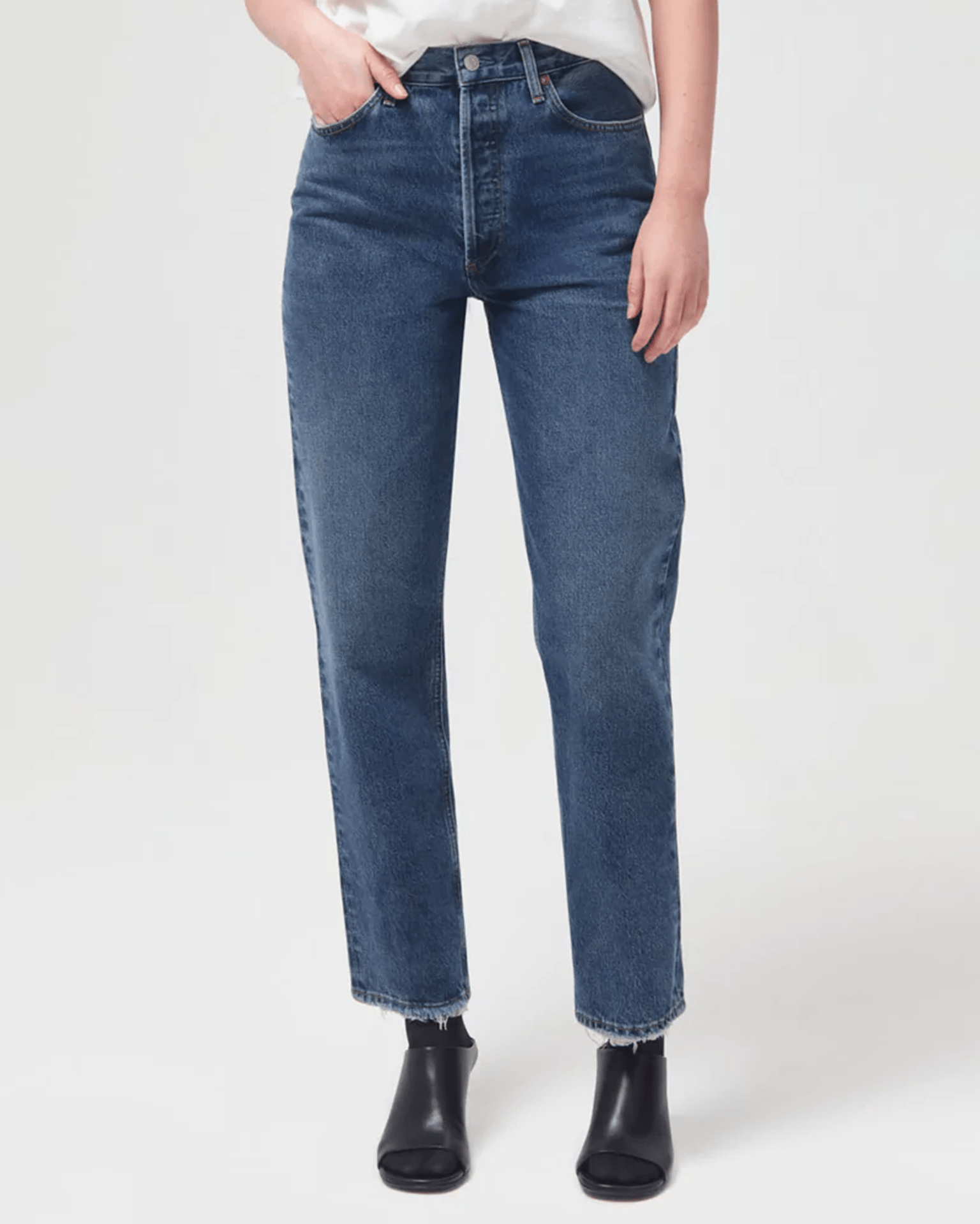 AGOLDE 90s Pinch Waist H/R Straight in Range - Bliss Boutiques AGOLDE 90s Pinch Waist H/R Straight in Range - Bliss Boutiques