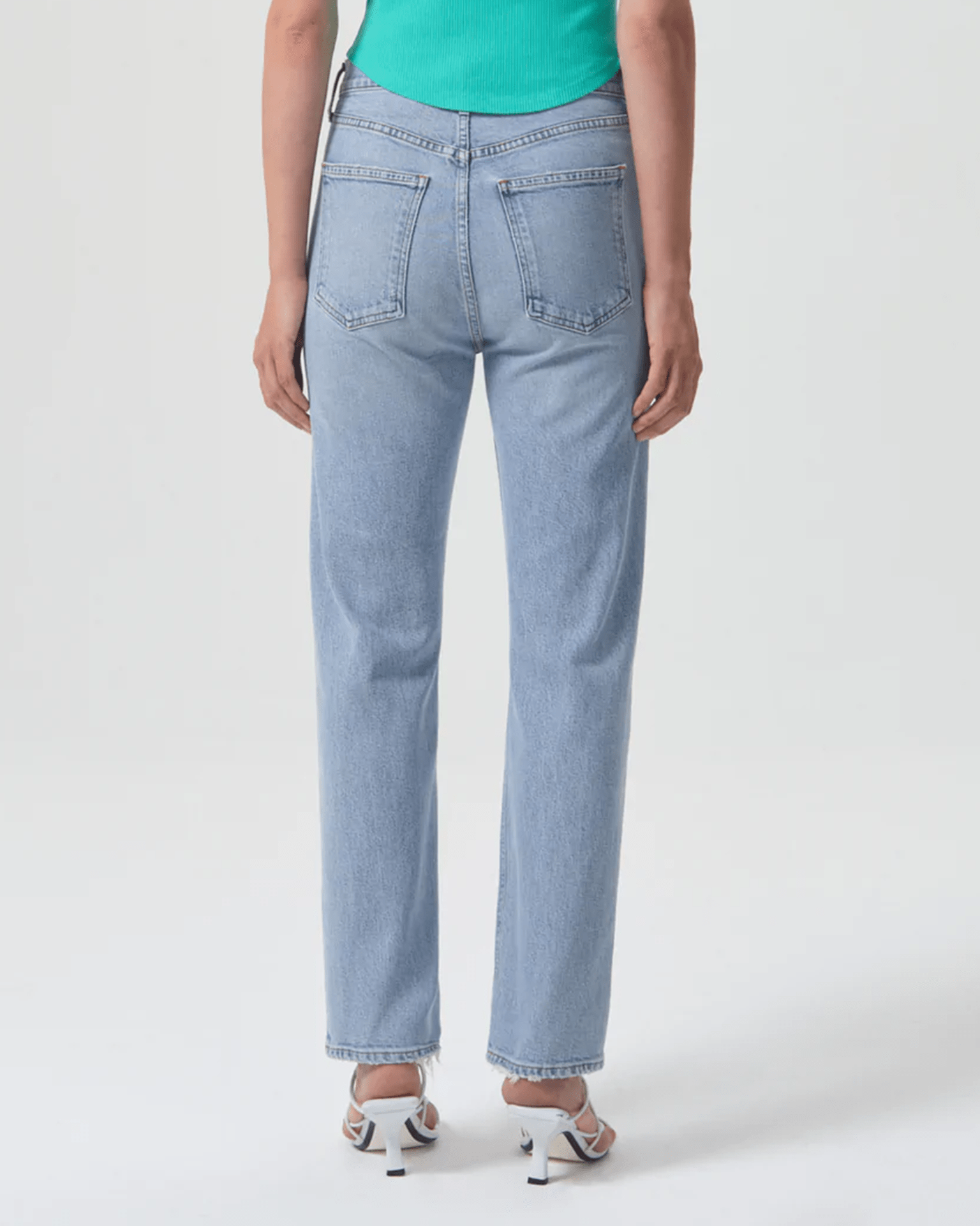 AGOLDE High Rise Stovepipe in Destination