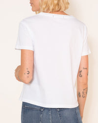 AMO Clothing Twist Tee in White
