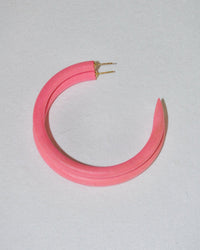 B&L Jewelry Shrimp C Hoop in Large in Shrimp