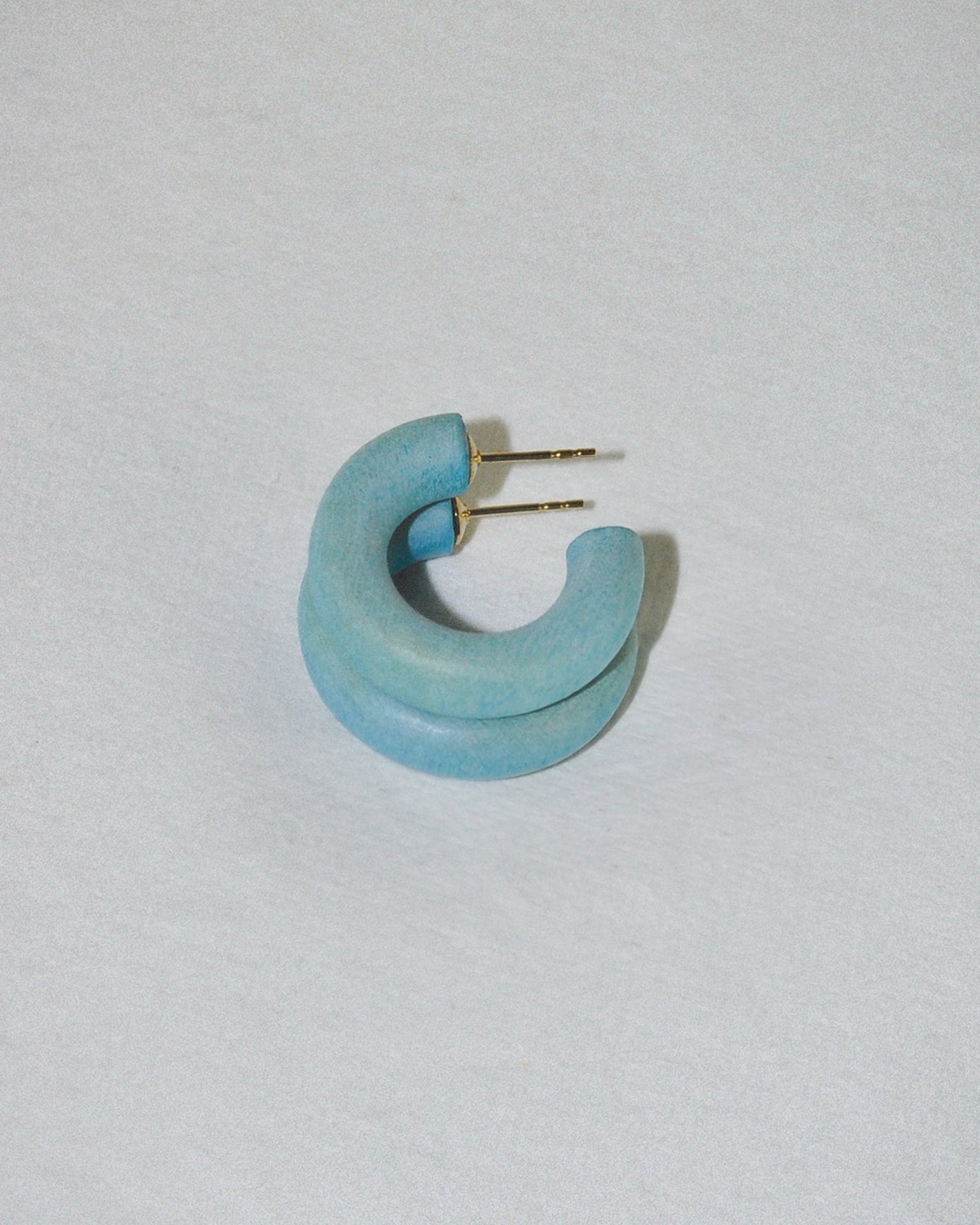 B&L Jewelry Maine Sky C Hoop in Mini in Maine Sky