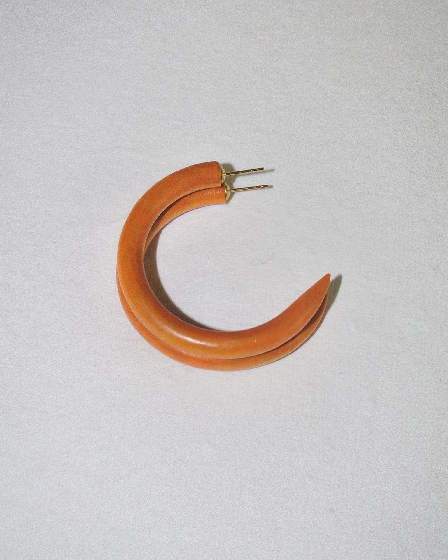 B&L C Hoop in Small in Leather Weekender