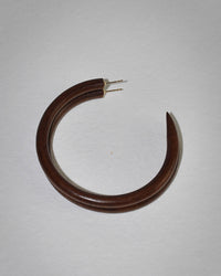 B&L Large Hoop in Raisin