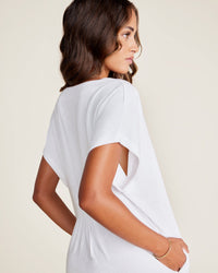 Barefoot Dreams Clothing Cozyterry Caftan in Sea Salt