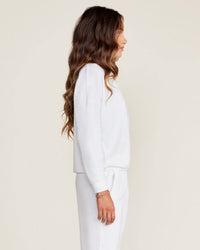 Barefoot Dreams Cozyterry Dolman Pullover in Sea Salt