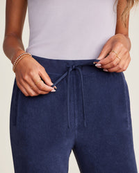 Barefoot Dreams Clothing Cozyterry Jogger in Indigo