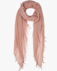Chan Luu Cashmere & Silk Scarf in Adobe Rose