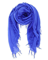Chan Luu Cashmere & Silk Scarf in Baja Blue