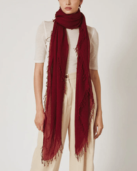 Chan Luu Cashmere & Silk Scarf in Cabernet