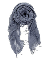 Chan Luu Cashmere & Silk Scarf in Cloud Grey
