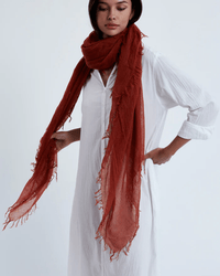 Chan Luu Cashmere & Silk Scarf in Picante