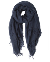 Chan Luu Cashmere & Silk Scarf in Total Eclipse