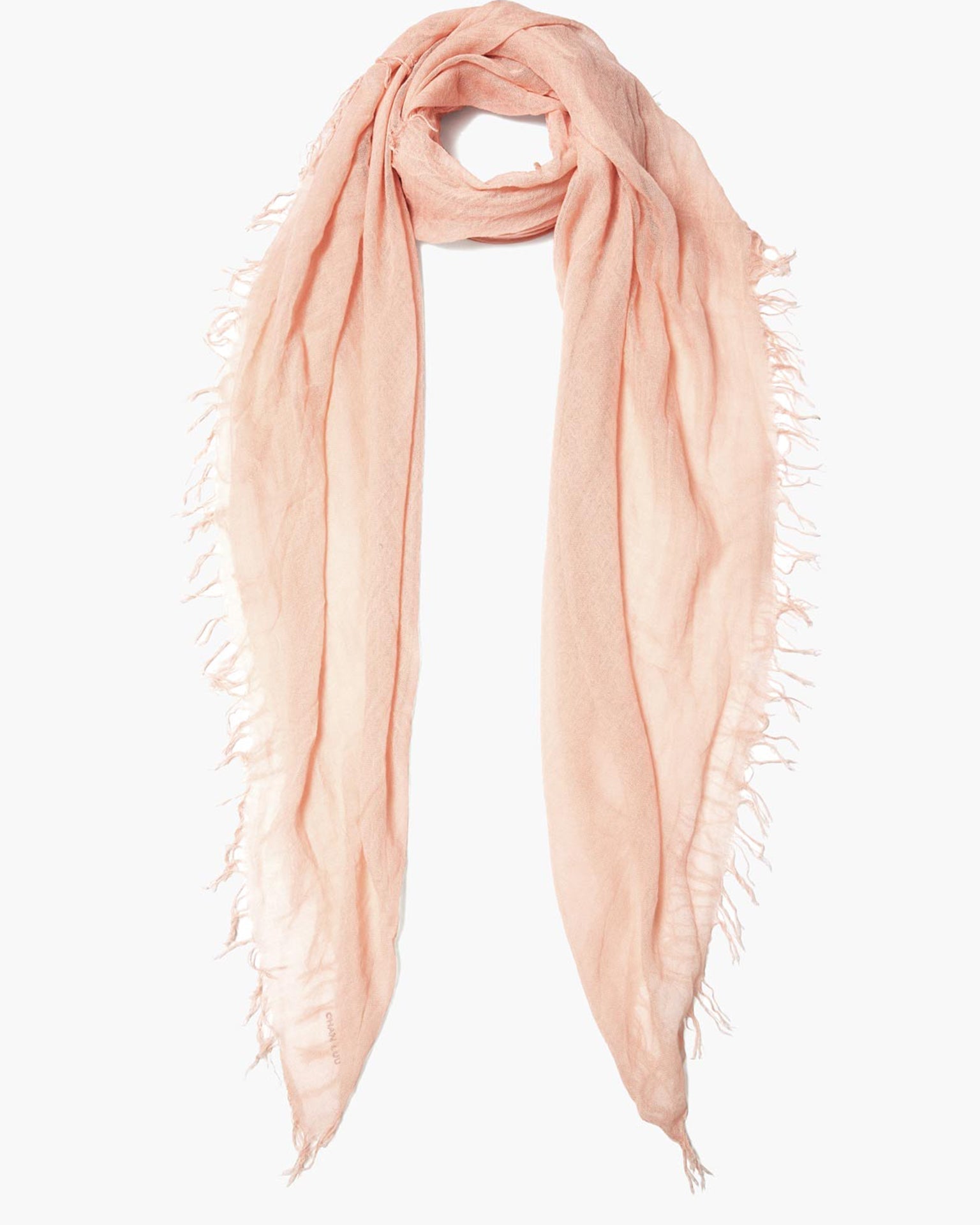 Chan Luu Cashmere & Silk Scarf in Tropical Peach