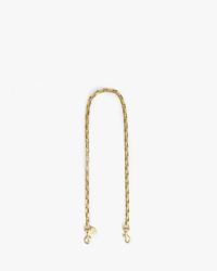 Clare V. Box Chain Shoulder Strap in Brass