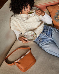 Clare V. Fanny Pack in Tan Neptune
