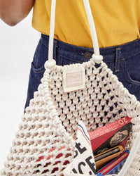 Clare V. Sandy Bag in Natural