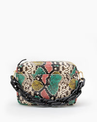 Clare V. Shortie Strap in Black Acrylic