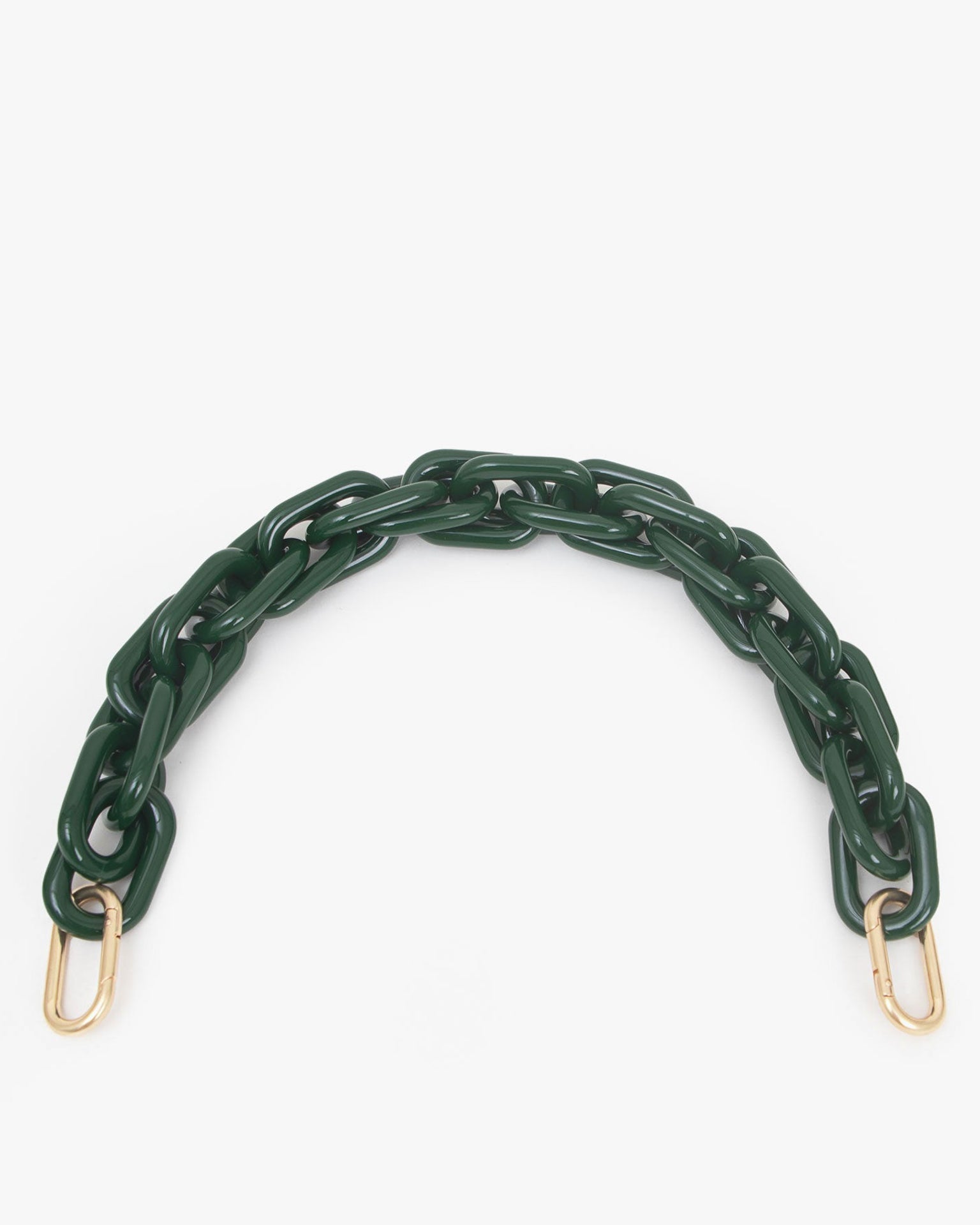 Clare V. Shortie Strap in Fern Acrylic