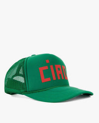 Clare V. Trucker Hat - Block Ciao - Green