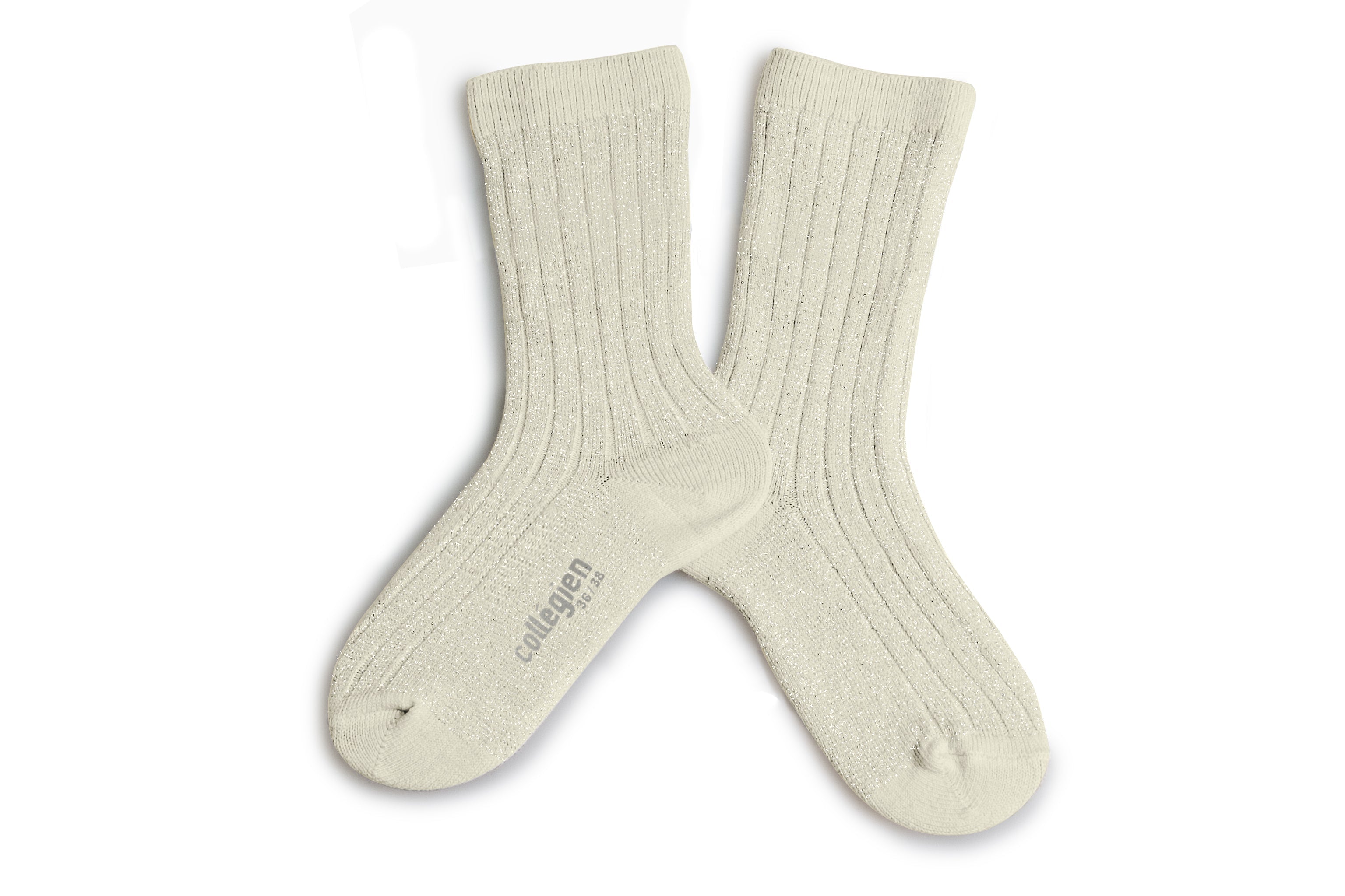 Collegien Victorie Extra Soft Glittery Socks in Doux Agneaux