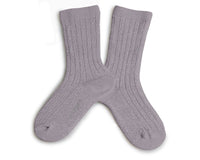 Collegien Victorie Extra Soft Glittery Socks in Glycine Du Japon