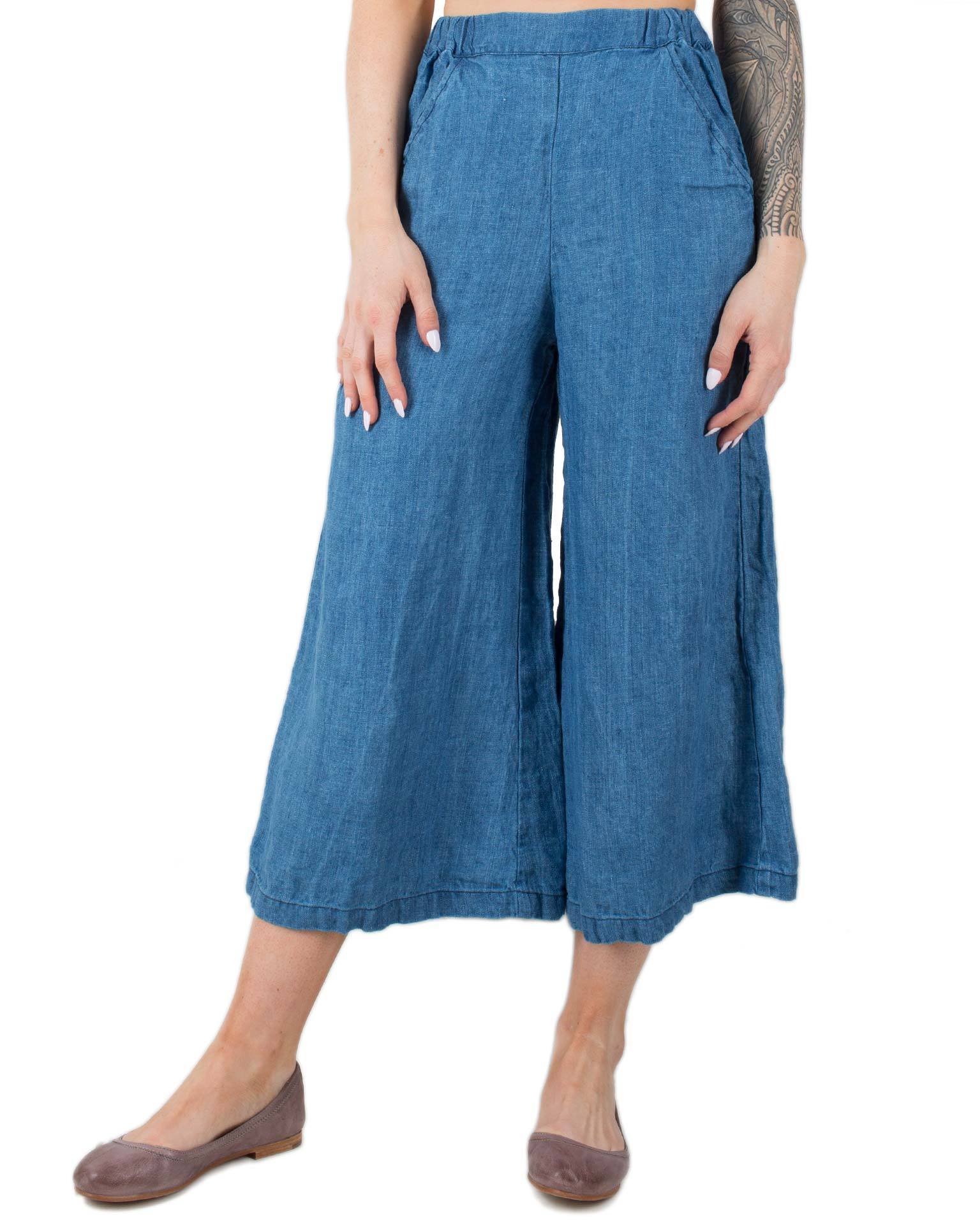 CP Shades Cropped Wendy Pant in Bleach Indigo