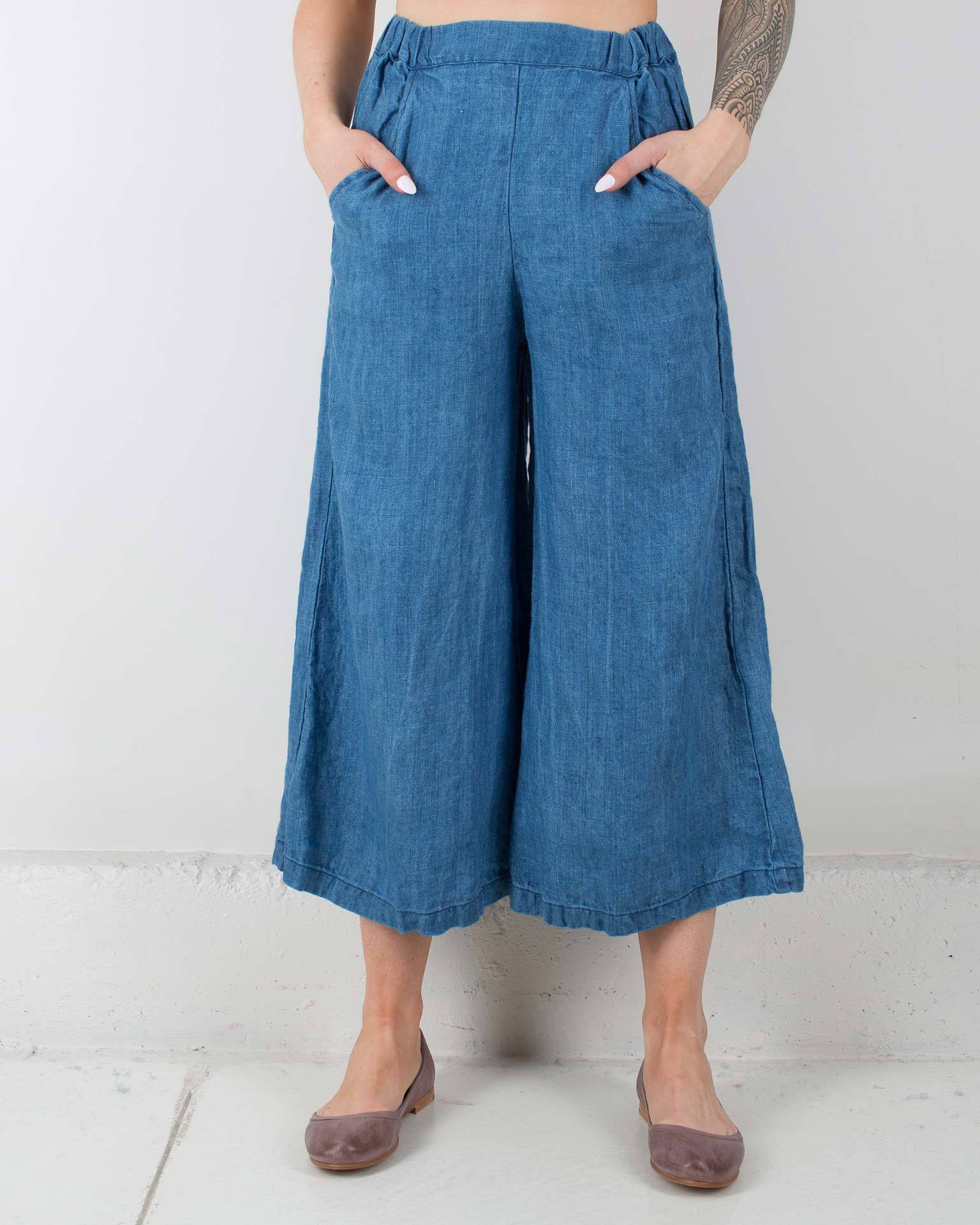 CP Shades Cropped Wendy Pant in Bleach Indigo
