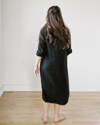 CP Shades Maxi Shirtdress - HW Twill in Black