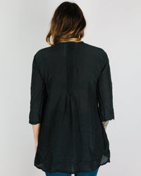 CP Shades Regina in Black Cotton Silk