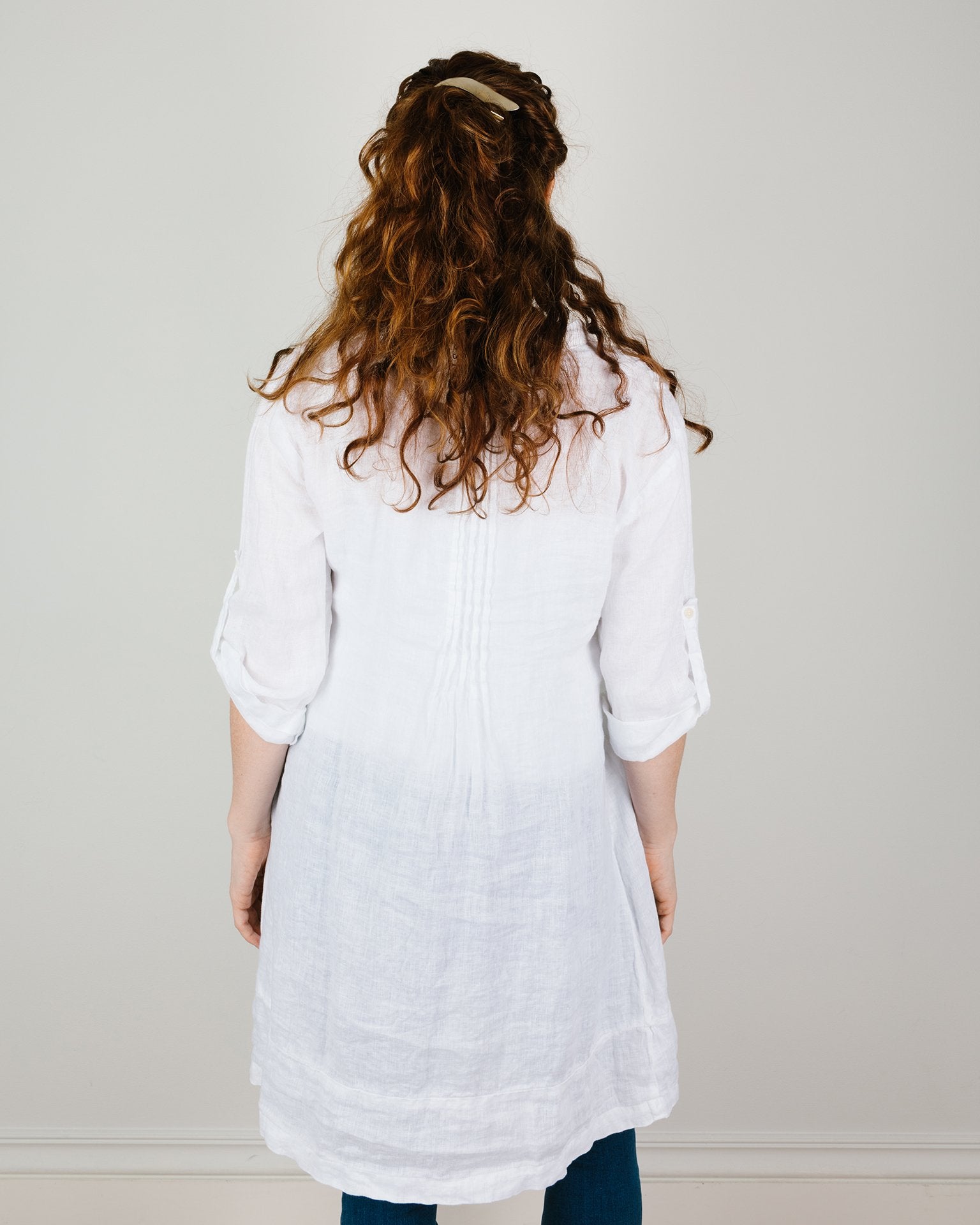 CP Shades Regina in White Linen