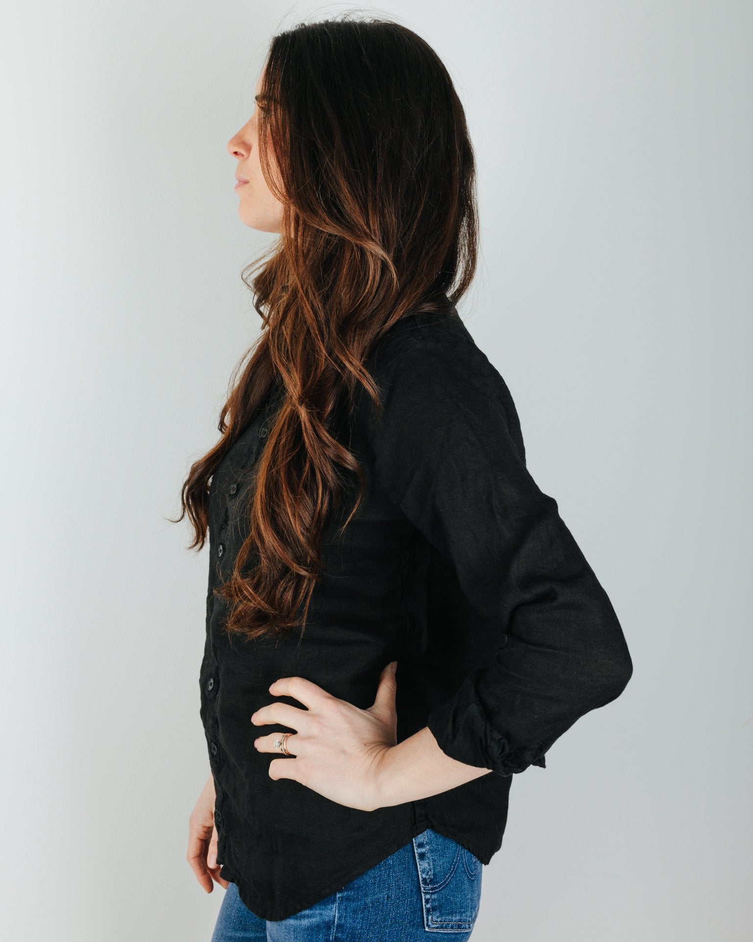 CP Shades Romy Blouse in Black