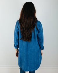 CP Shades Teton in Bleach Indigo HW Linen Twill