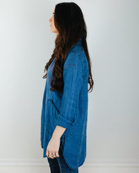 CP Shades Teton in Bleach Indigo HW Linen Twill