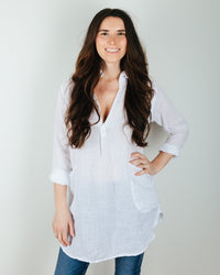 CP Shades Teton in White Linen