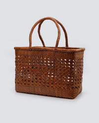 Cannage Bag - Big in Tan - Bliss Boutiques