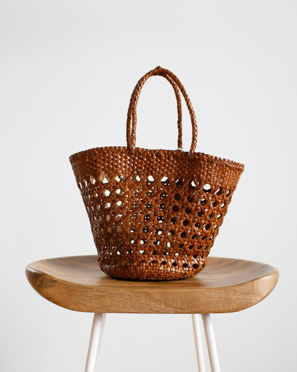 Cannage Myra Basket in Tan