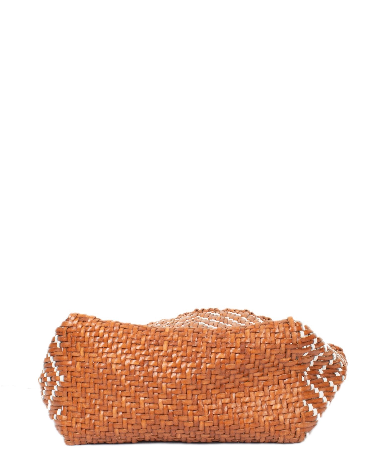Dragon Diffusion Kumari Basket - Small in Tan/White
