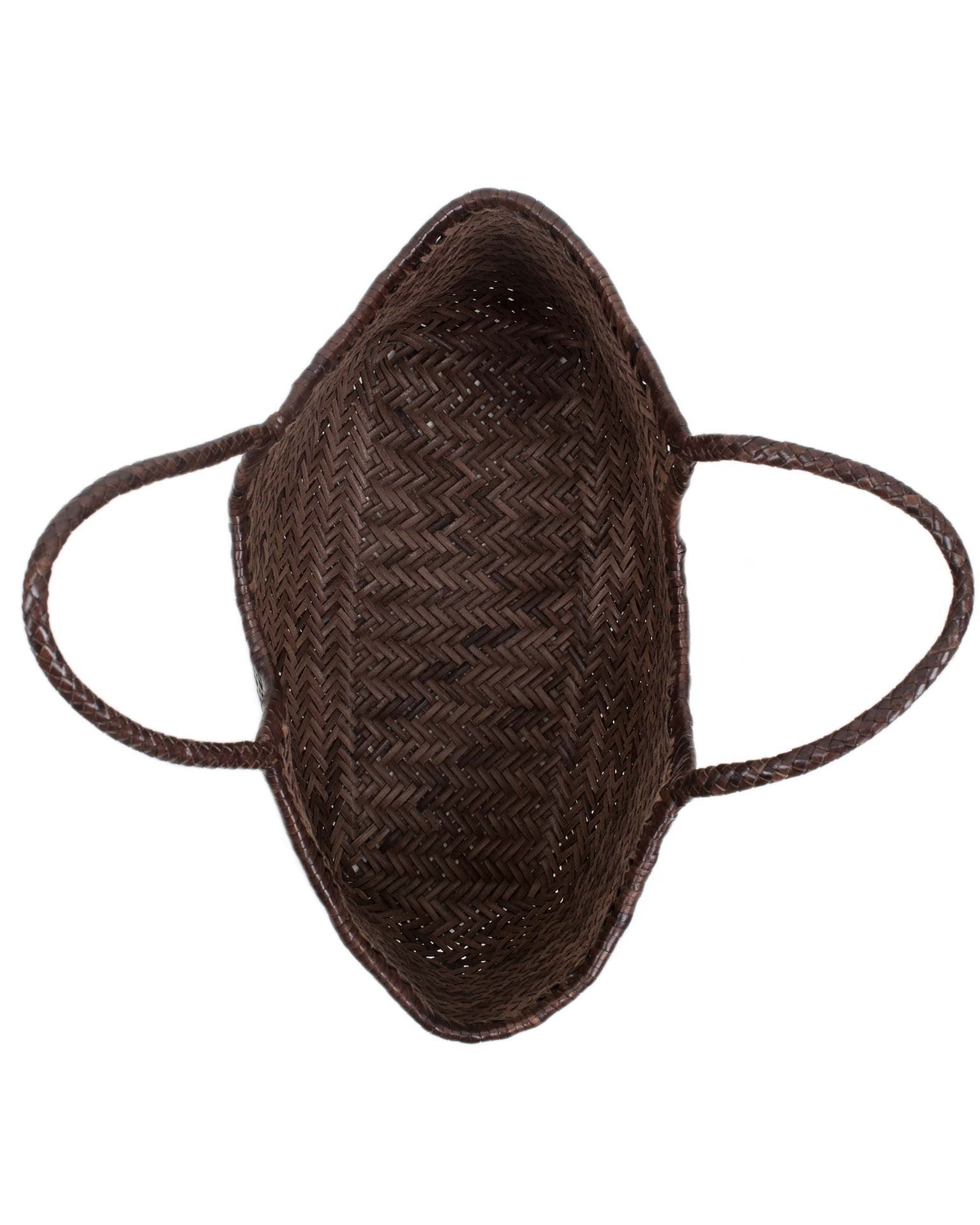 Dragon Diffusion Nantucket Basket - Big in Dark Brown