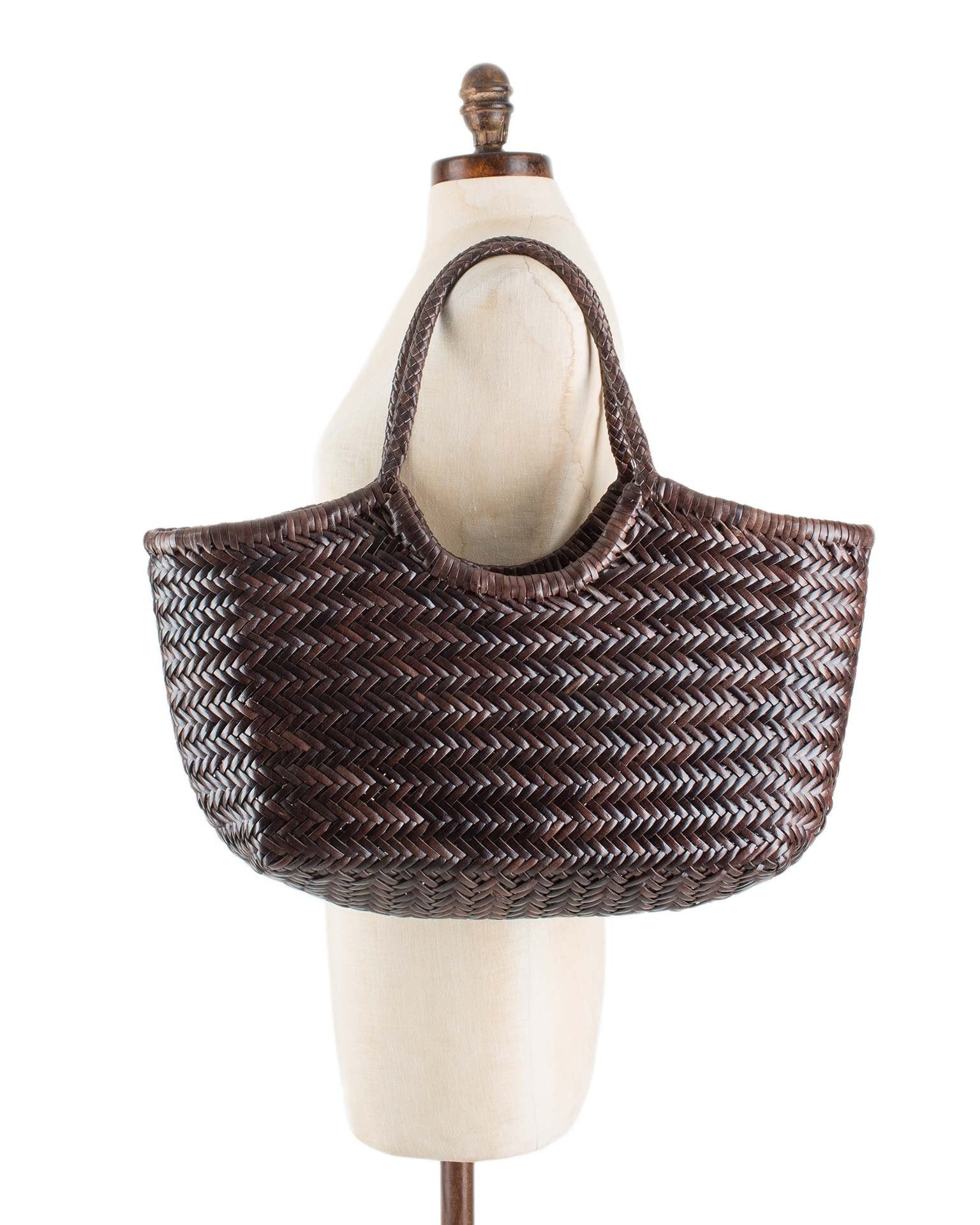 Dragon Diffusion Nantucket Basket - Big in Dark Brown