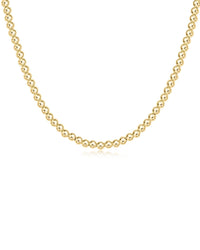 enewton 15" Choker Classic Gold 4mm Bead Necklace