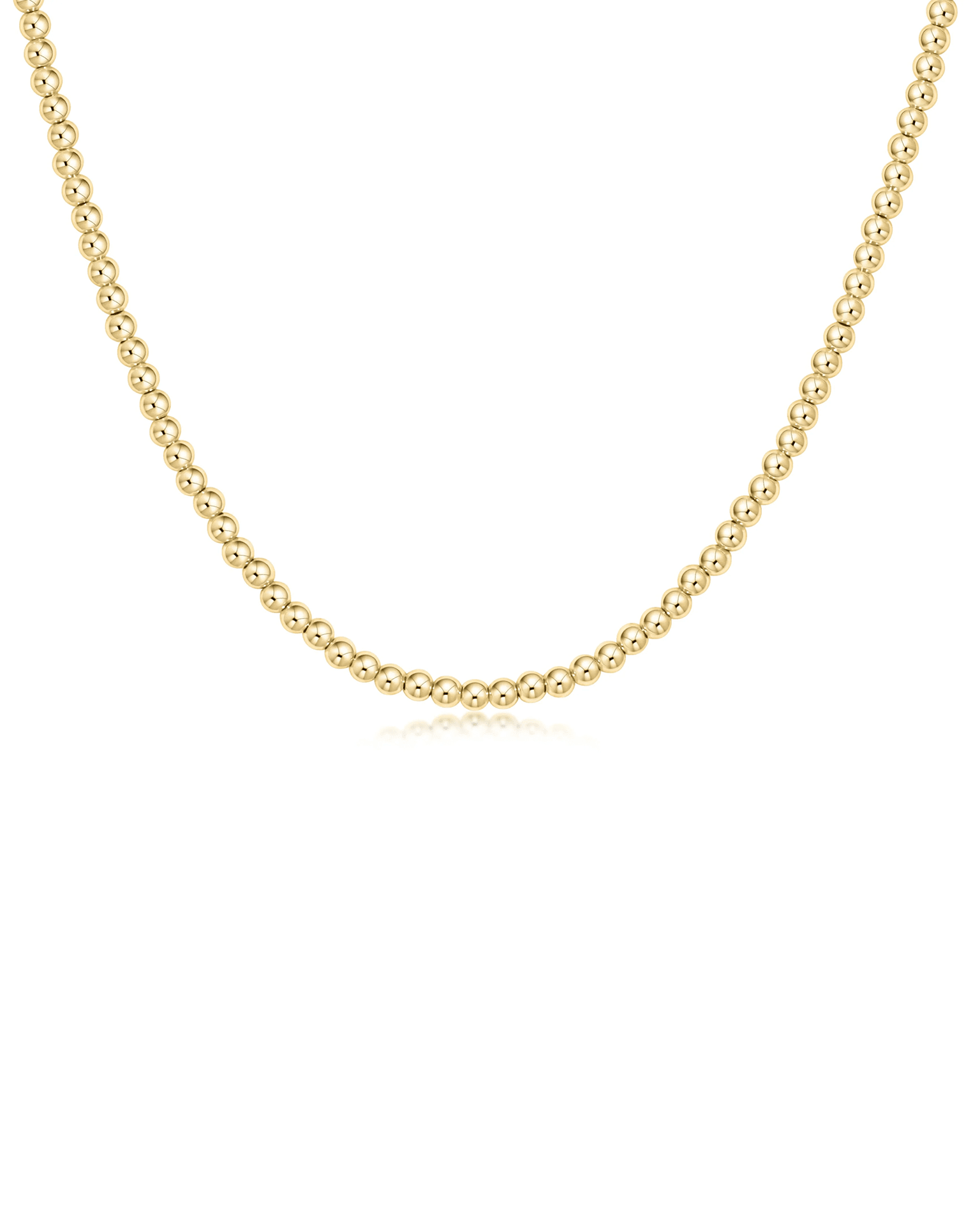 17" Choker Classic Gold 3mm Bead