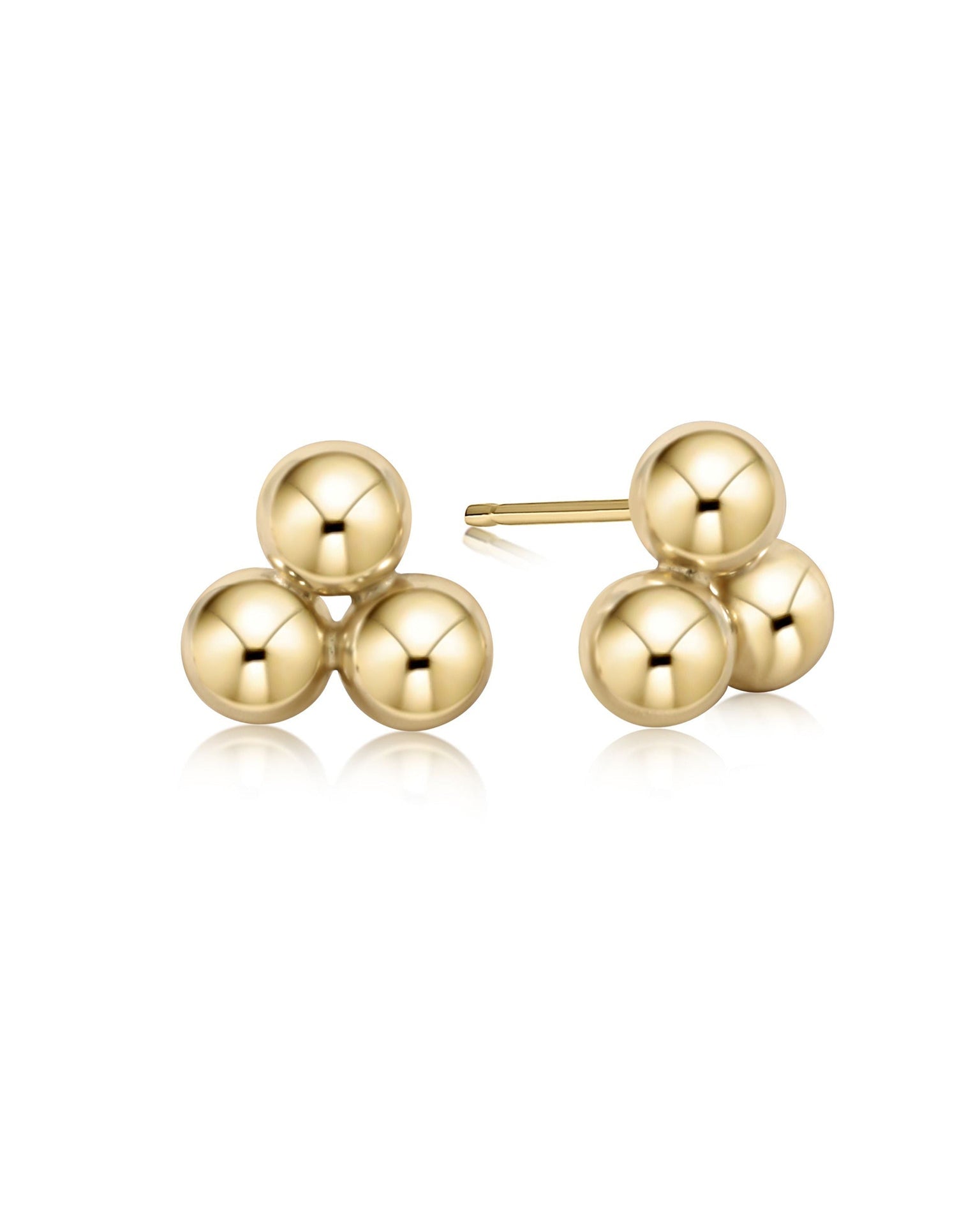 Classic Cluster Stud - 6mm Gold