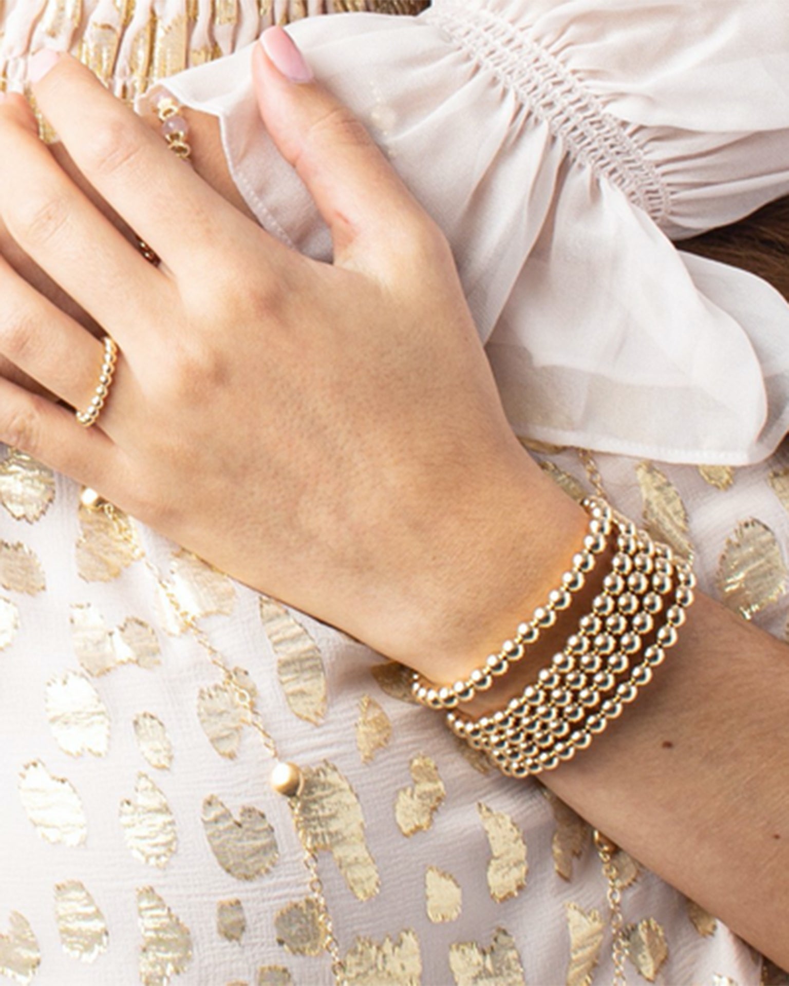 enewton Classic Gold 5mm Bead Bracelet