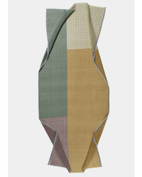 Épice Henna Small Motif Scarf in Green