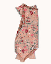 Épice Accessories Powder Linen/Cttn Floral Scarf in Powder