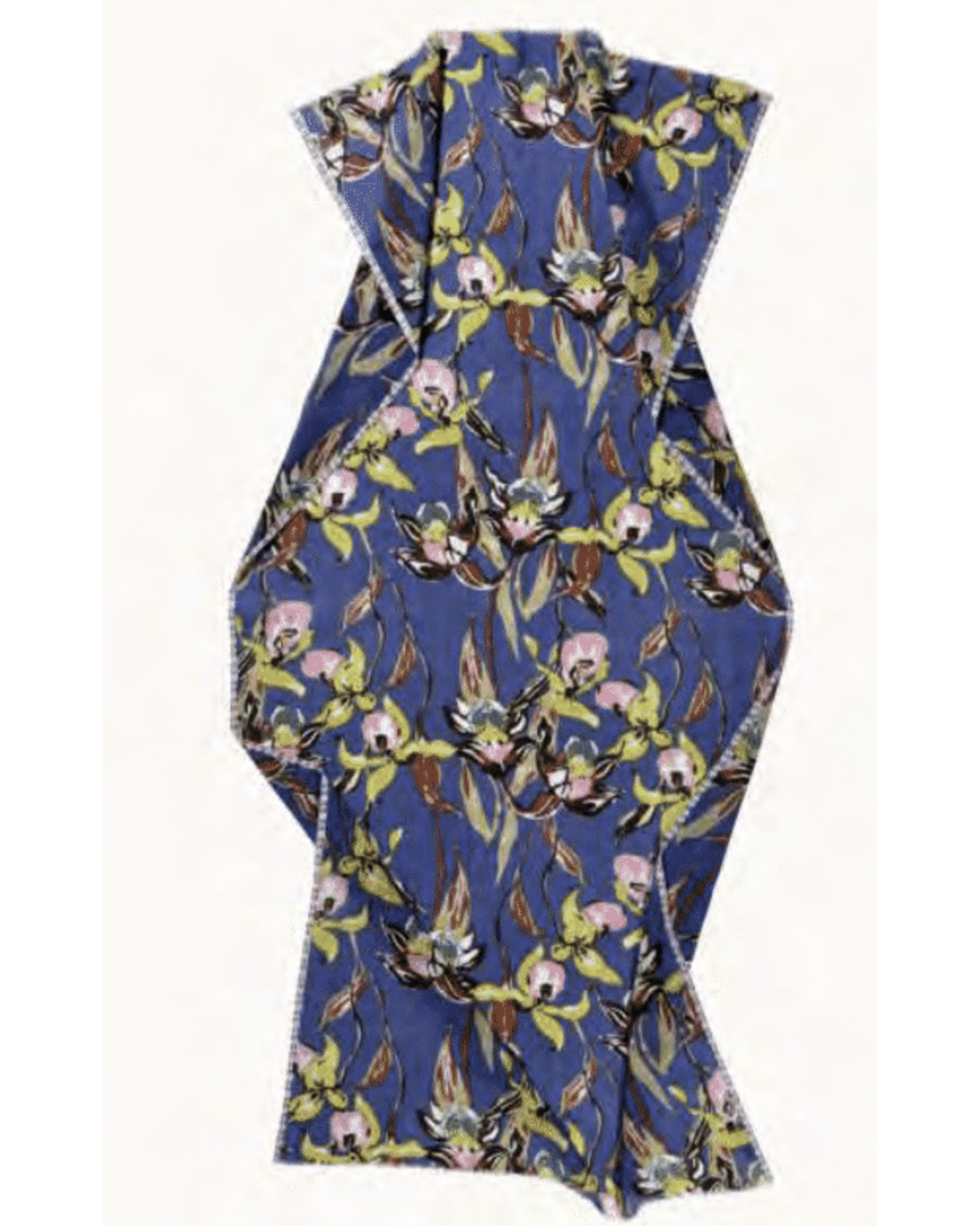 Épice Meadow Orchids Scarf in Blue