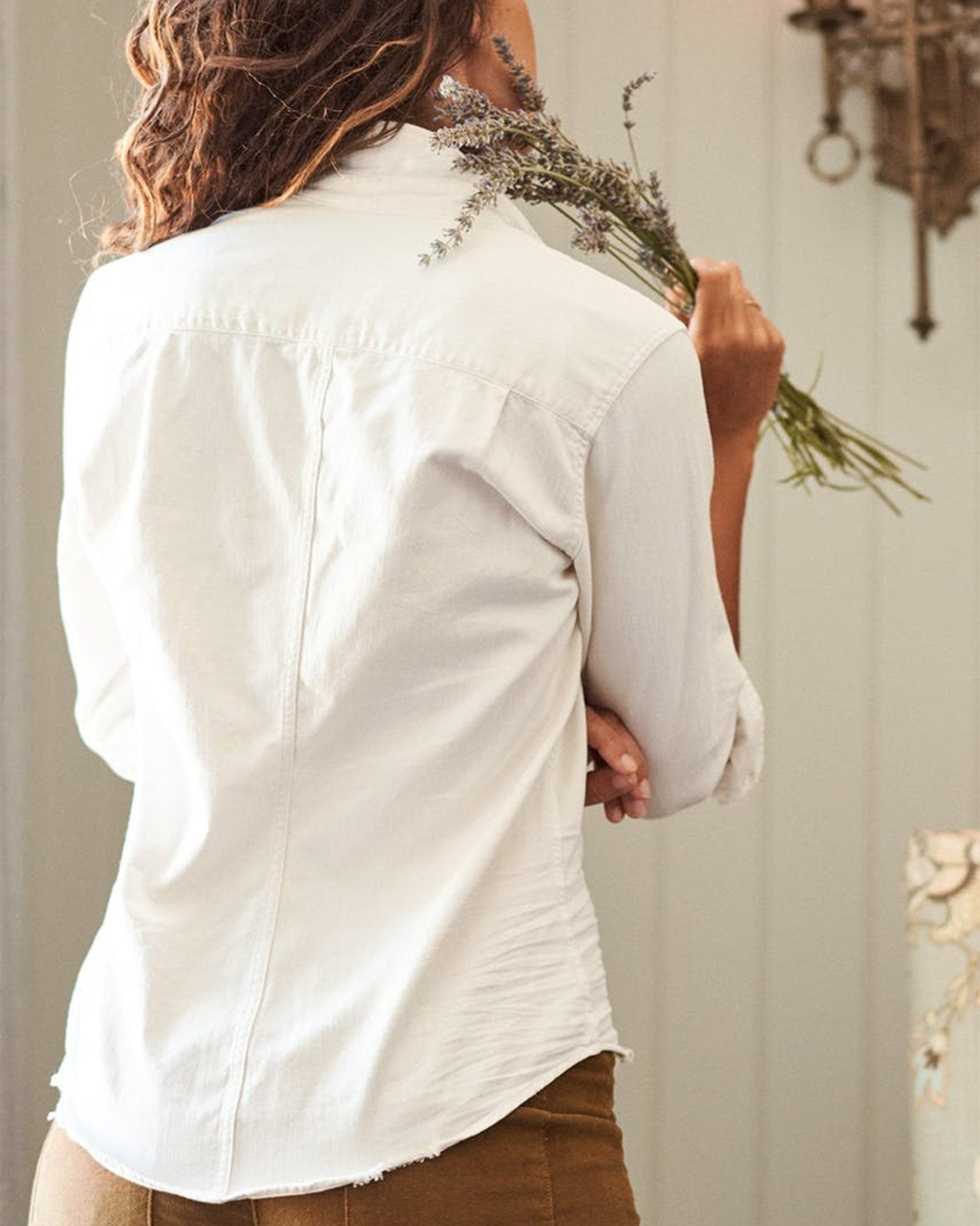 Frank & Eileen Clothing Barry Button Down in Vintage White