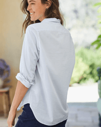 Frank & Eileen Clothing Eileen Button Up Featherweight in Shirting Blue