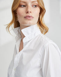 Frank & Eileen Frank L/S Button Down in White Super Fine Poplin